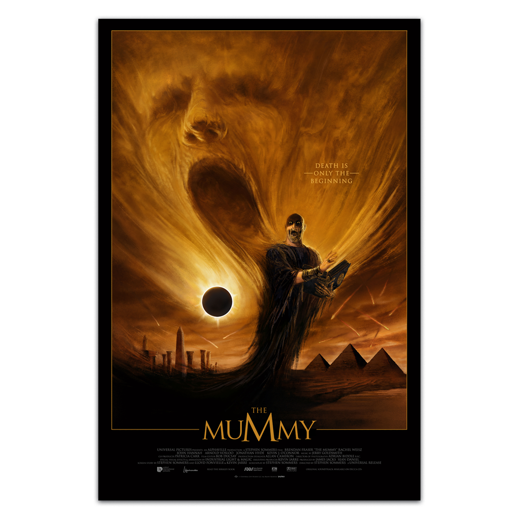the mummy 1999 movie poster by James bousema