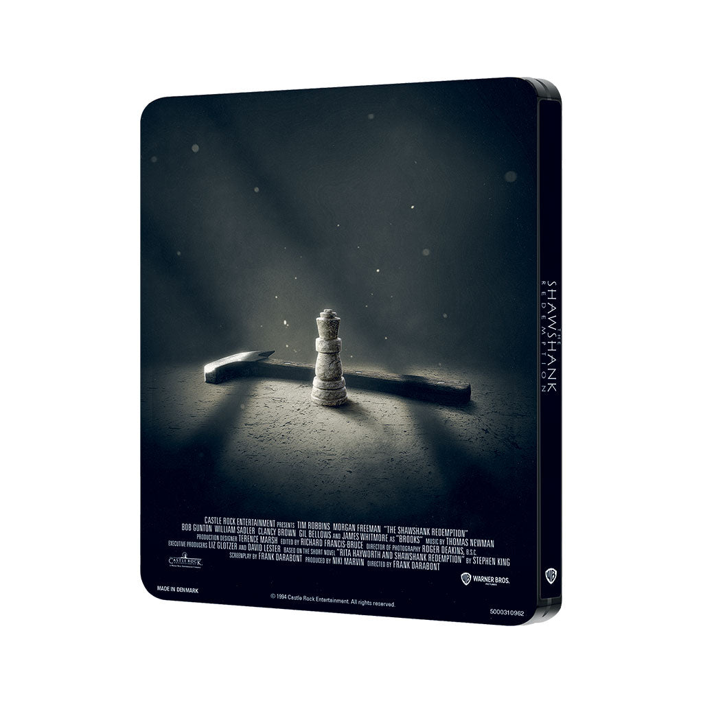 the Shawshank Redemption film vault steelbook back art by Matt Ferguson and florey