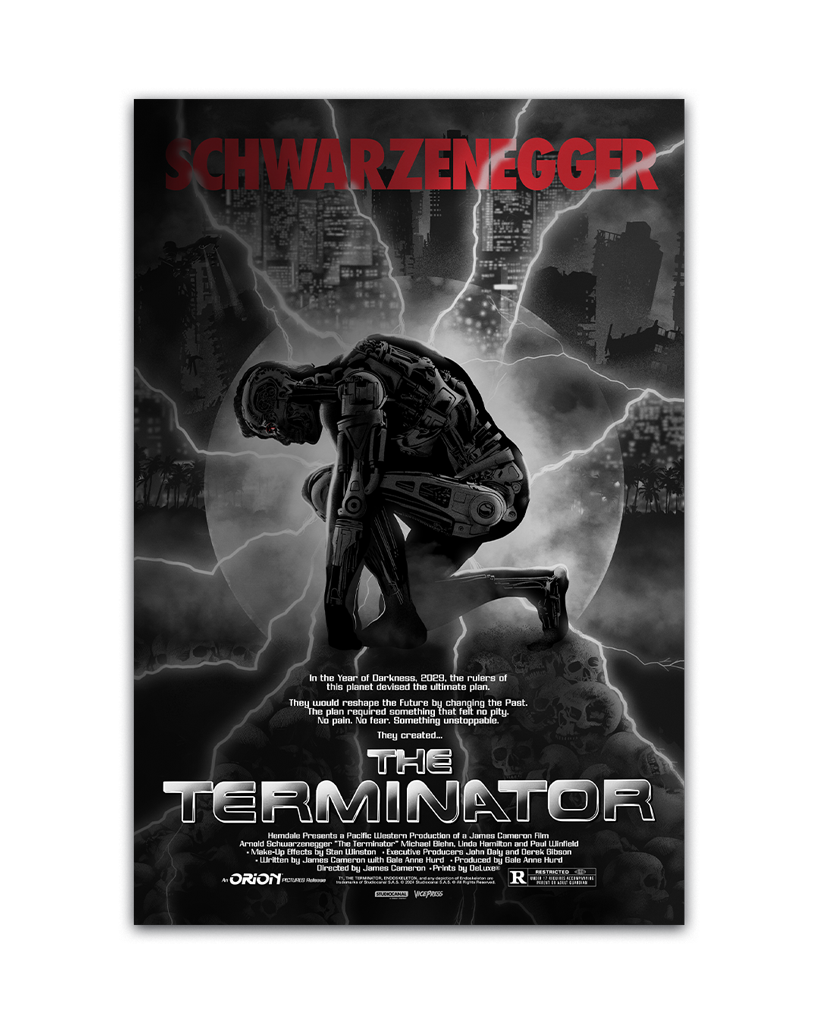 The Terminator Foil movie poster by Raid 71