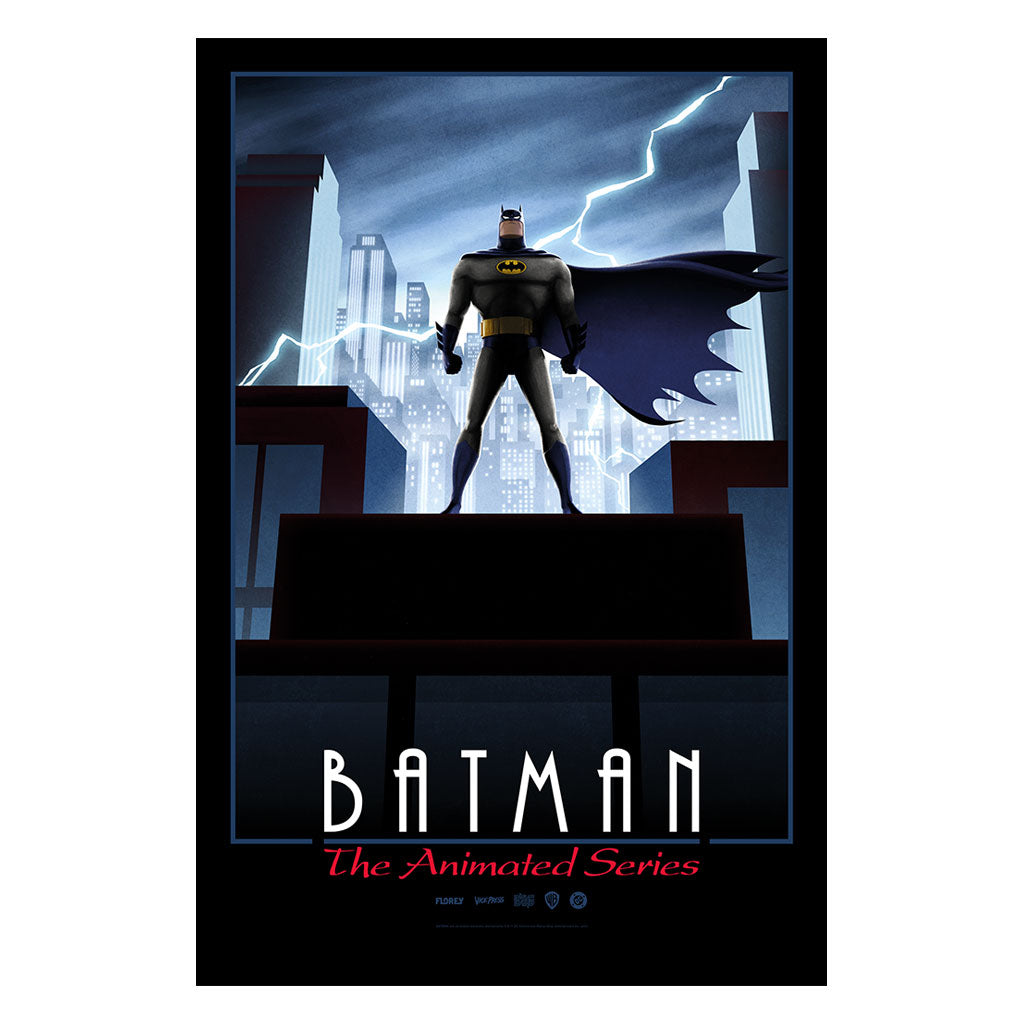 Batman The Animated Series Poster by Florey
