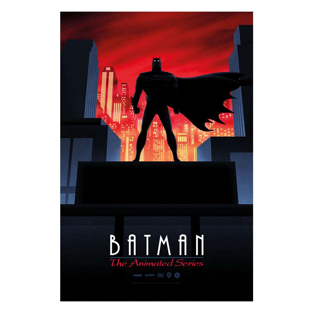 Batman The Animated Series Variant Poster by Florey