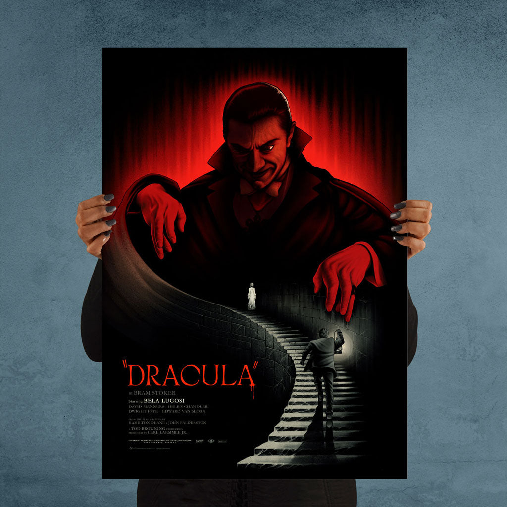 Dracula Universal Monsters A2 Poster by Benedict Woodhead