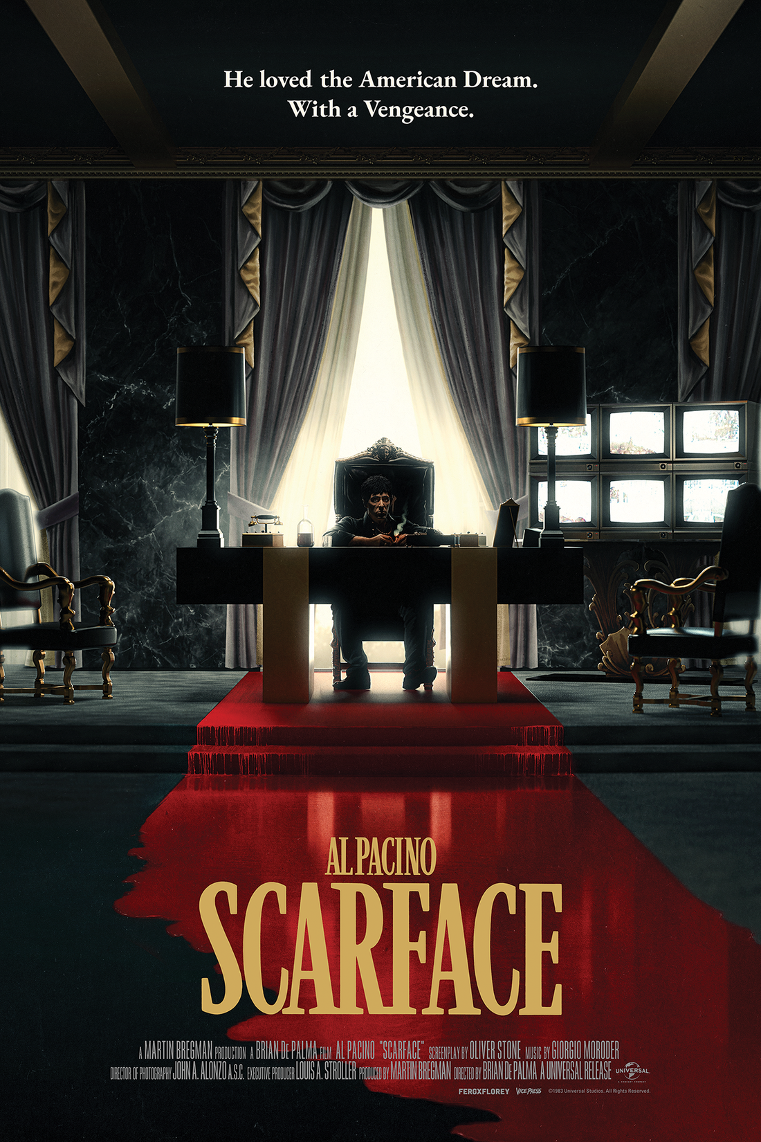 The Film Vault Scarface Movie Poster Matt Ferguson Florey