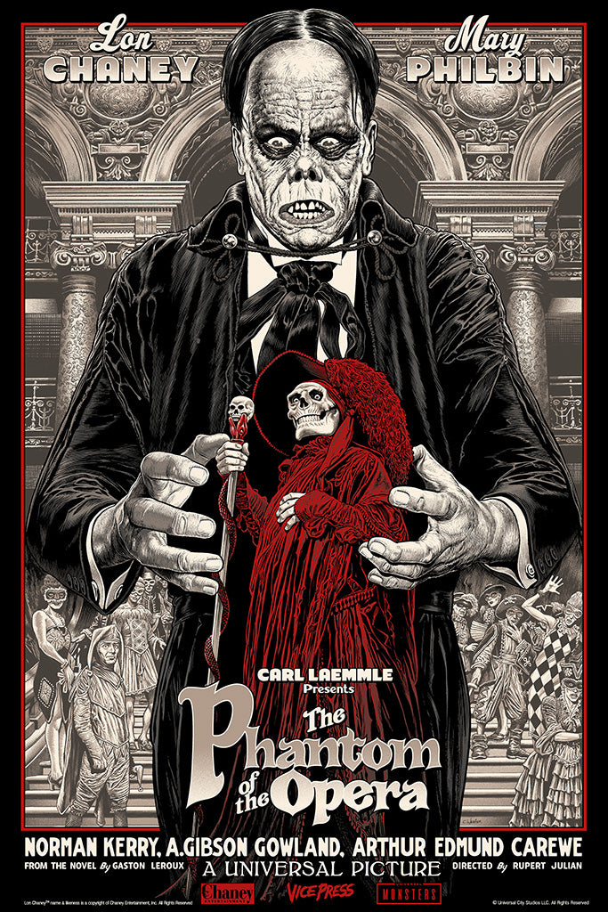 the phantom of the opera variant chris weston universal monsters alternative movie poster