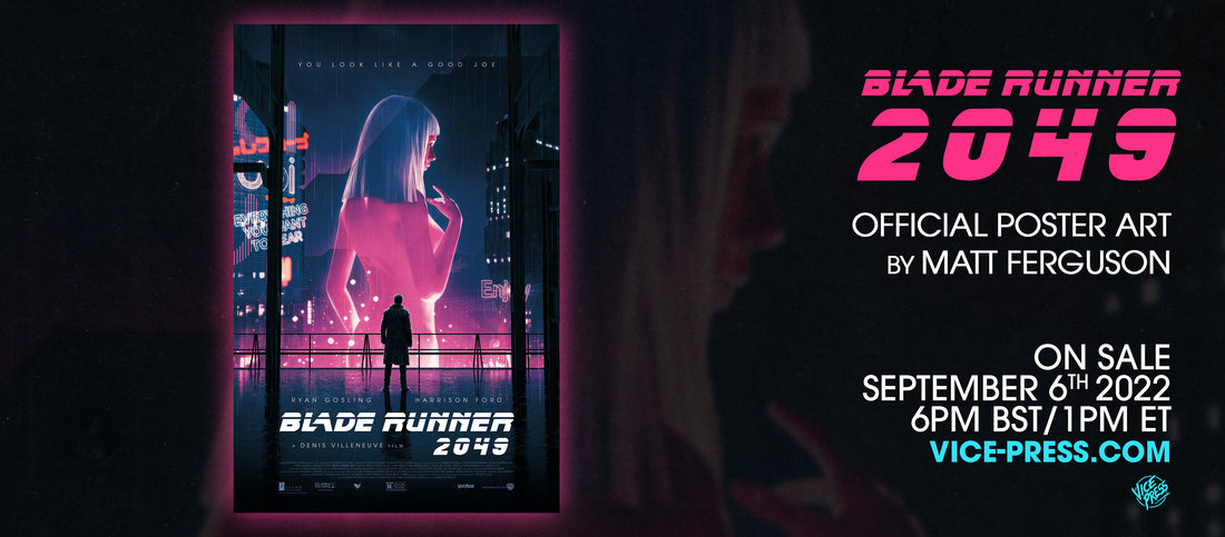 Blade Runner 2049 Movie Poster by Matt Ferguson Header