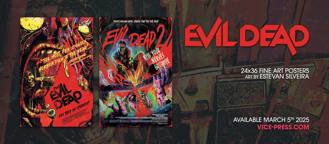 The Evil Dead Poster Collection By Estevan Silveira
