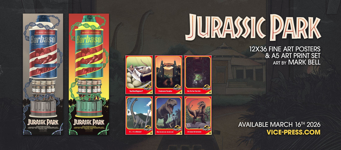 Jurassic Park Poster Collection By Mark Bell