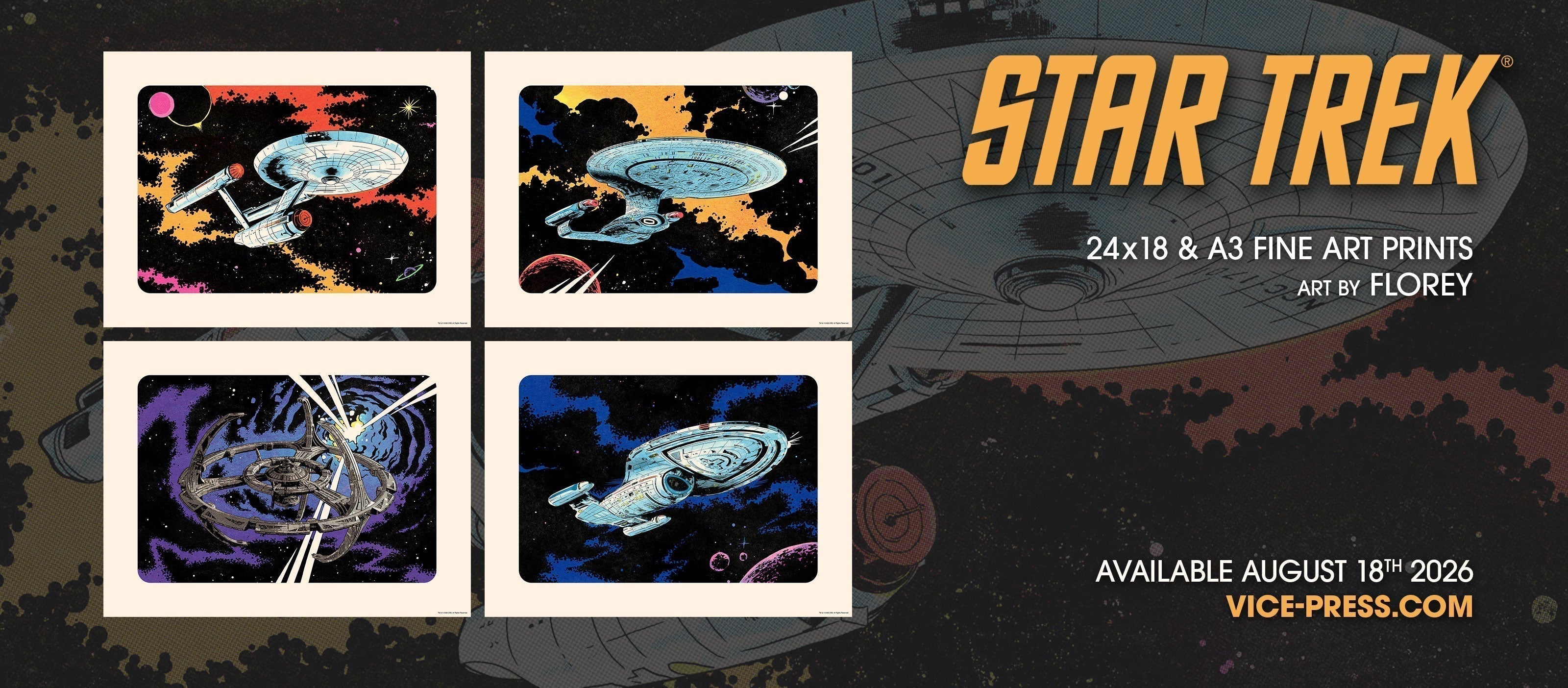 Star Trek: Starfleet Vessels & Locations By Florey | Vice Press