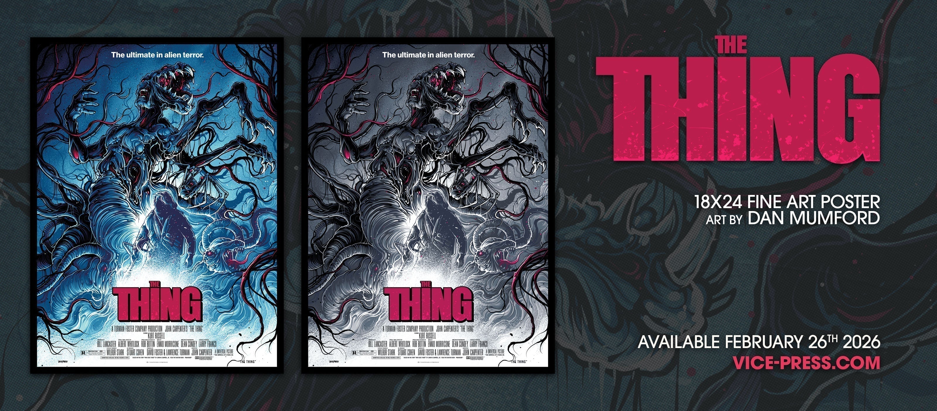 The Thing Poster By Dan Mumford | Vice Press