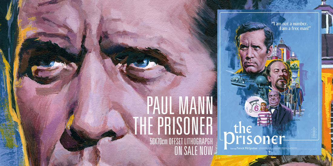 The Prisoner Paul Mann official art print licensed poster limited edition vice press 