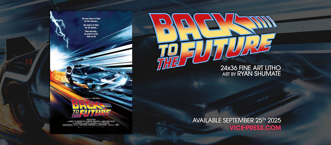 Back to the future poster by Ryan Shumate