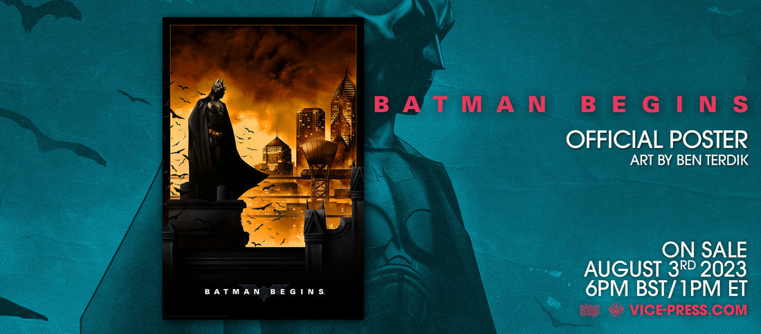 Batman Begins movie poster by Ben Terdik Header