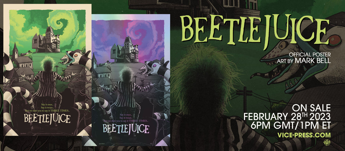 Beetlejuice by Mark Bell Movie Poster Header