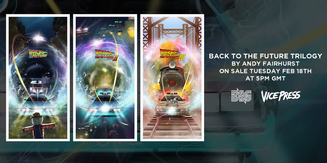 Back to the future trilogy poster Andy Fairhurst