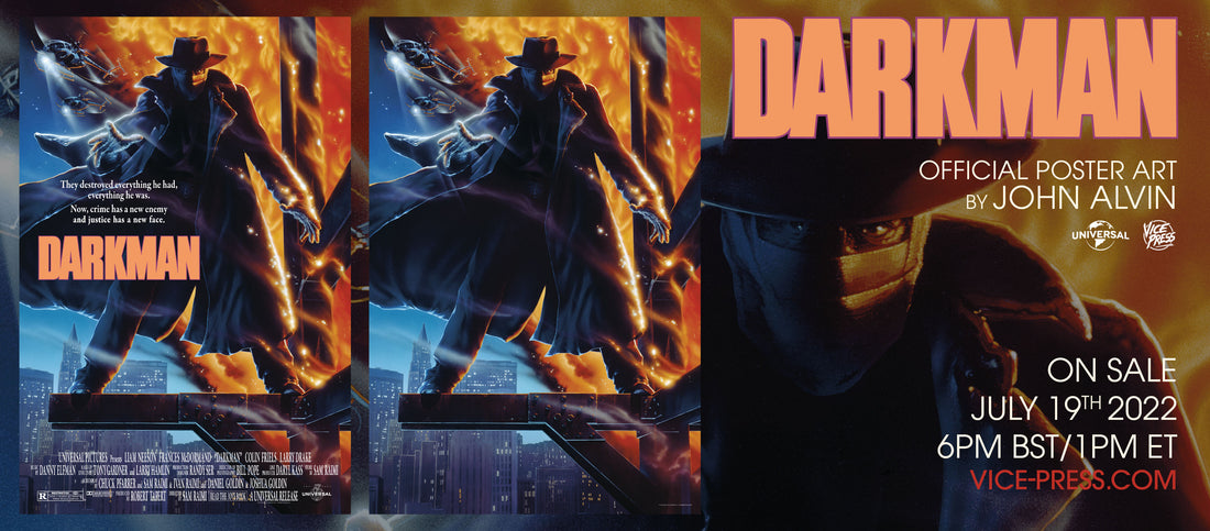 Darkman John Alvin Movie Poster Vice Press