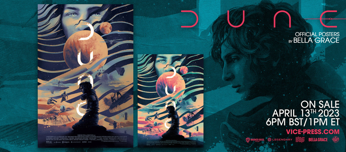 Dune movie poster header by Bella Grace