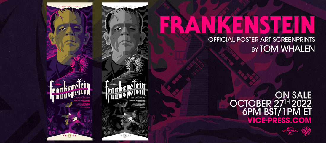 Universal Monsters Frankenstein Tom Whalen Header