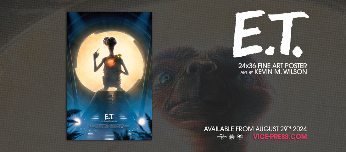 E.T The Extra-Terrestrial poster by Kevin Wilson