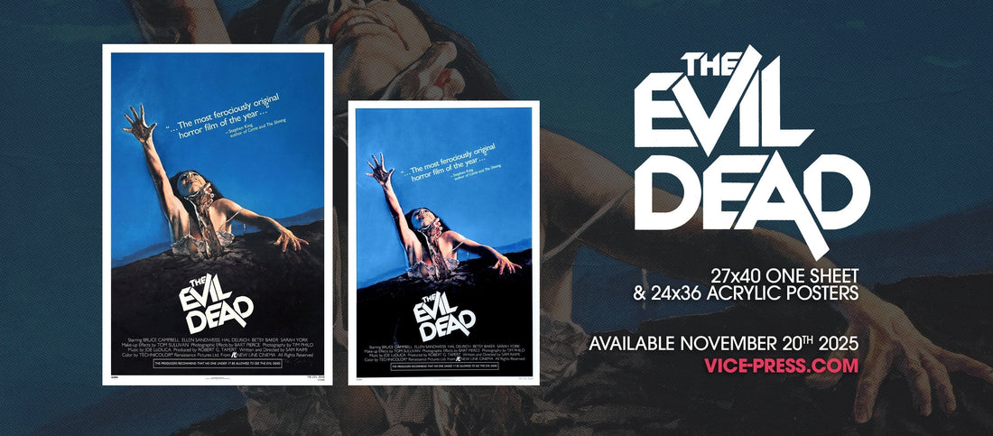 The Evil Dead Multi Layer Acrylic & One Sheet Poster