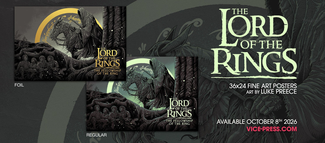 The Lord Of The Rings: The Fellowship Of The Ring Posters By Luke Preece