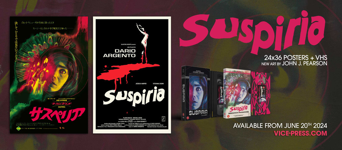 Suspiria - Posters & Vice Press Home Video VHS
