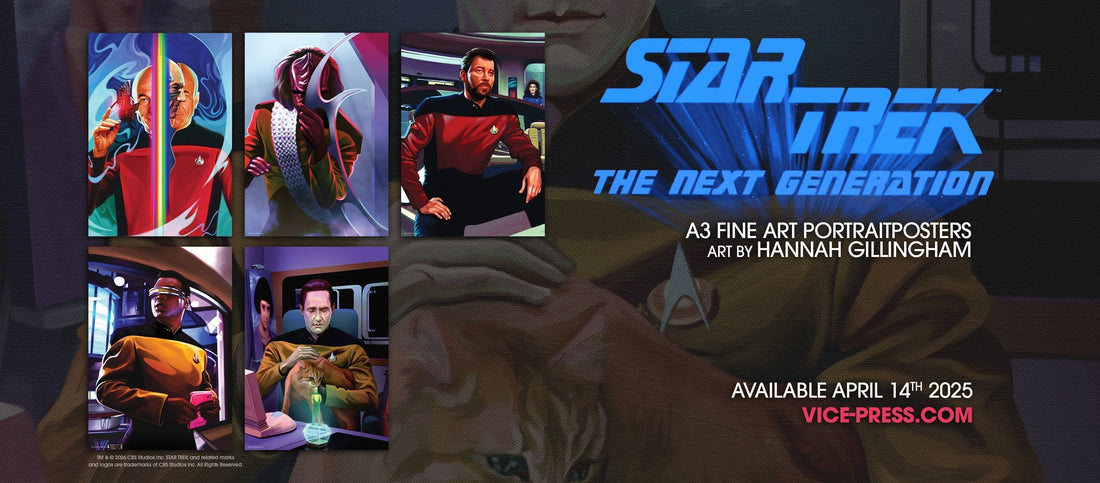 Star Trek: The Next Generation Art Print Series By Hannah Gillingham