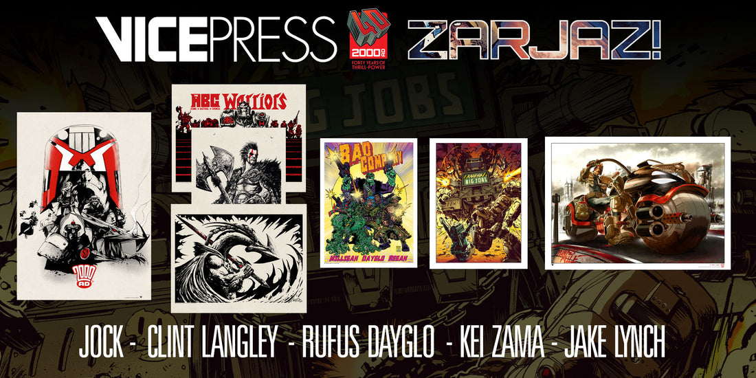 Zarjaz! An Art Tribute To 40 Years Of 2000 AD: Phase Four