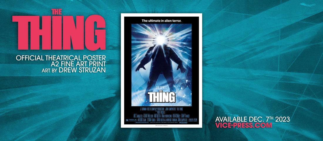 The Thing movie poster by drew struzan