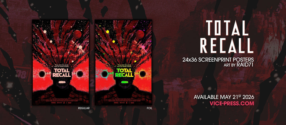 Total Recall Screen Print Poster By Raid71