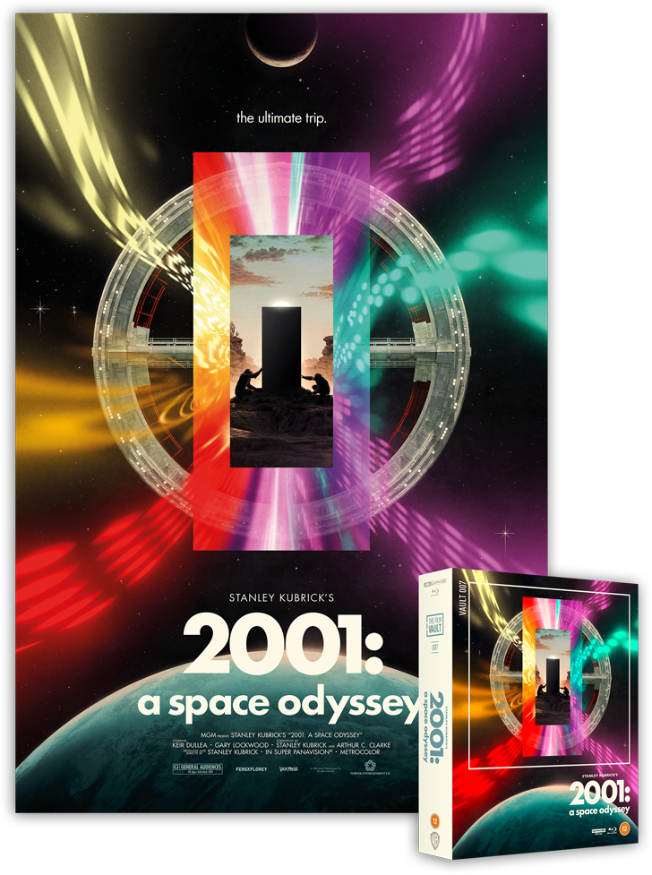 The Film Vault 2001 A Space Odyssey 4K UHD & Poster Vice Press