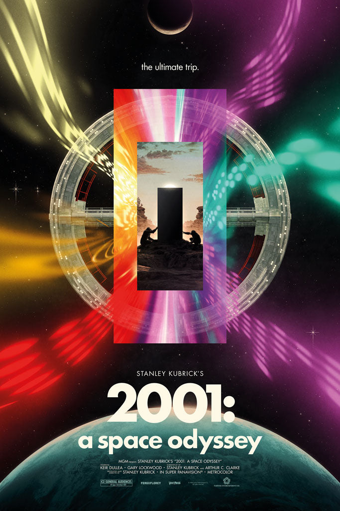2001 A Space Odyssey The Film Vault Movie Poster By Matt Ferguson & Florey