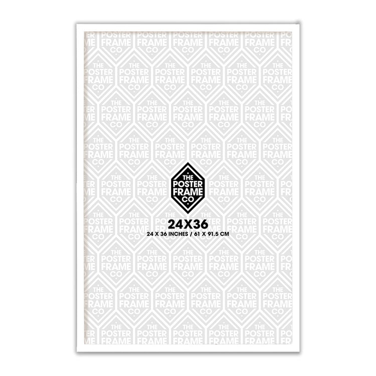 24x36 Inch Premium Poster Frame White Vice Press