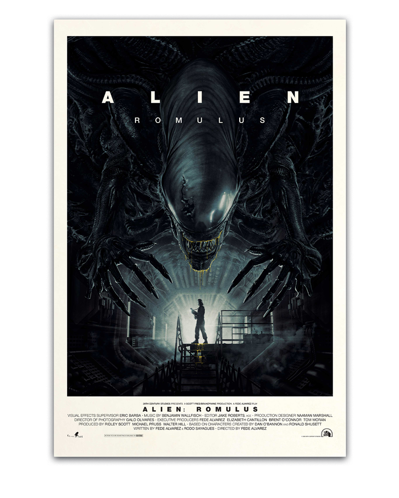 Alien Romulus Steelbook poster by Matt Ferguson