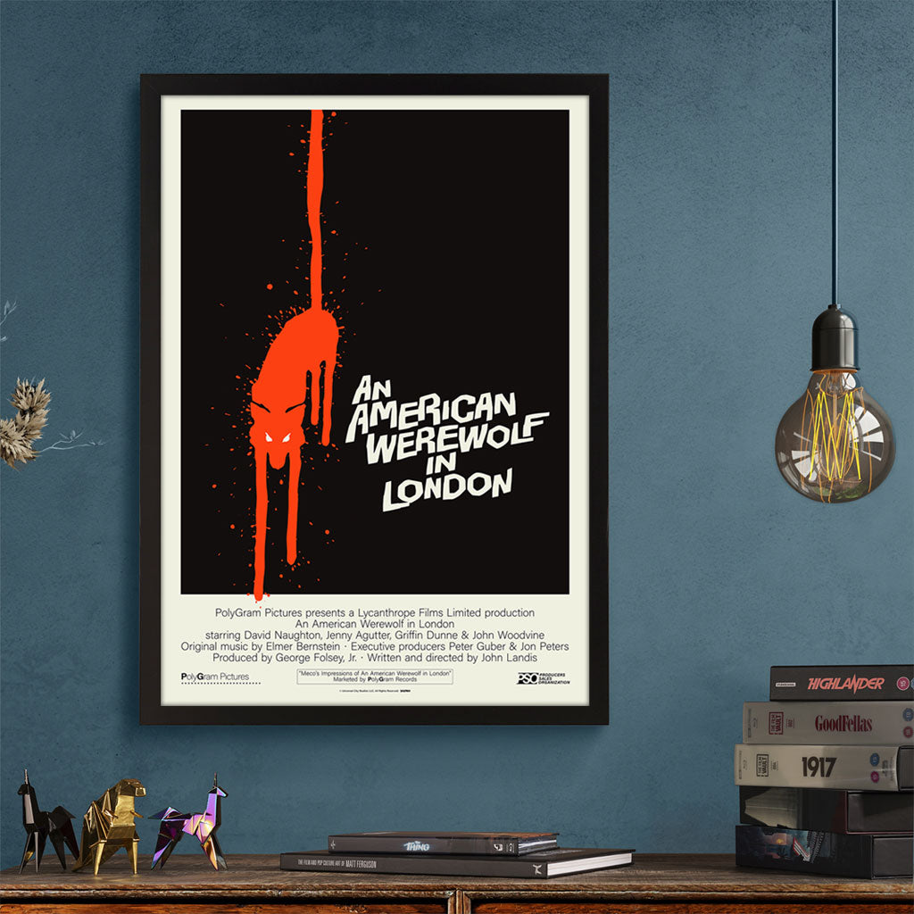 An American Werewolf in London Editions Poster Framed