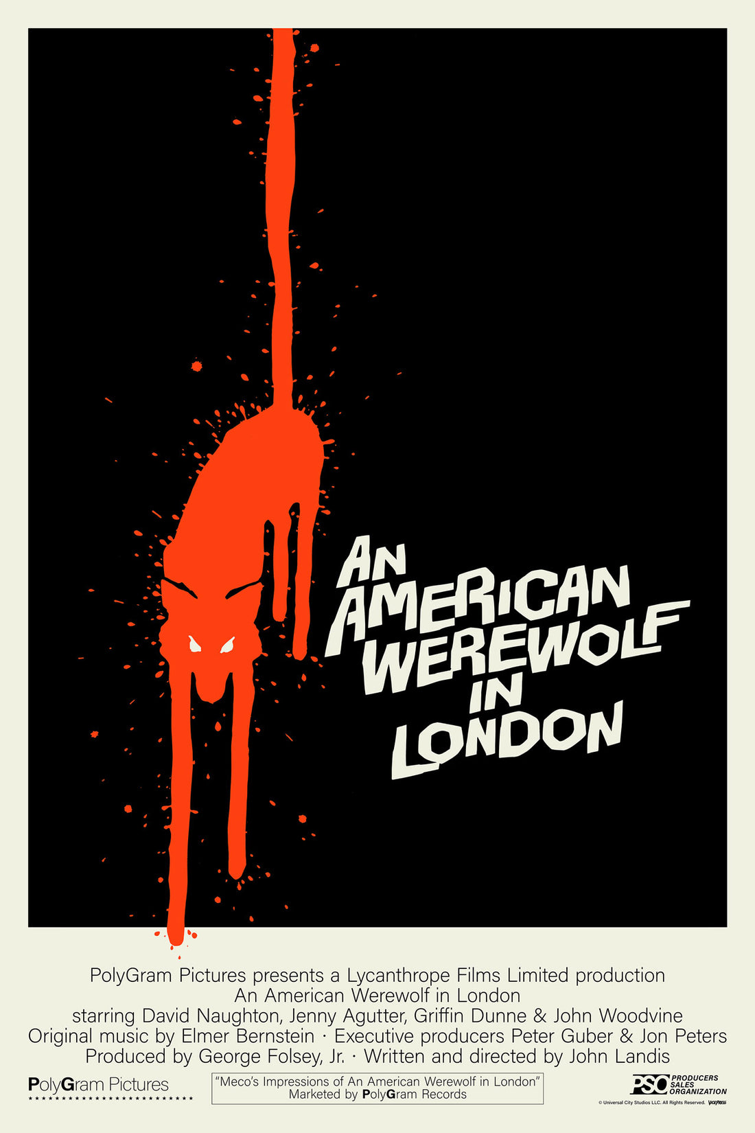 An American Werewolf in London original movie poster
