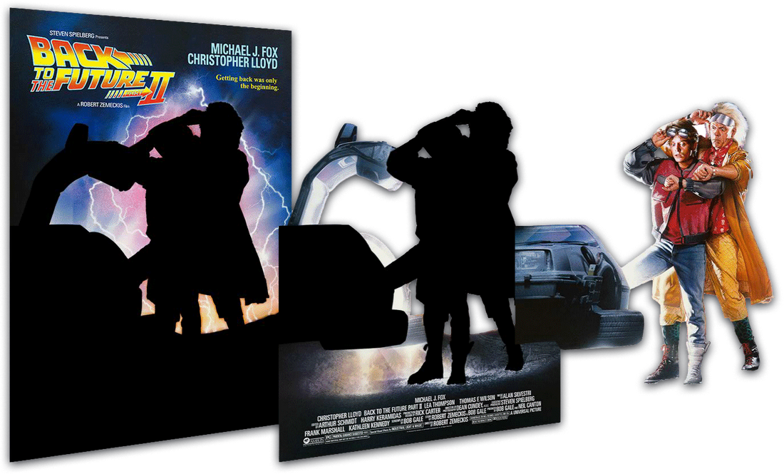 Back to the future multi-layer acrylic poster by Drew Struzan