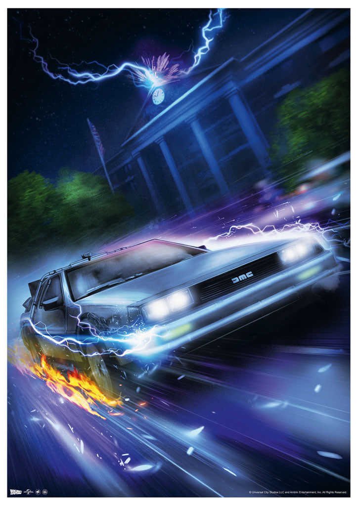 Back To The Future art print by Rich Davies