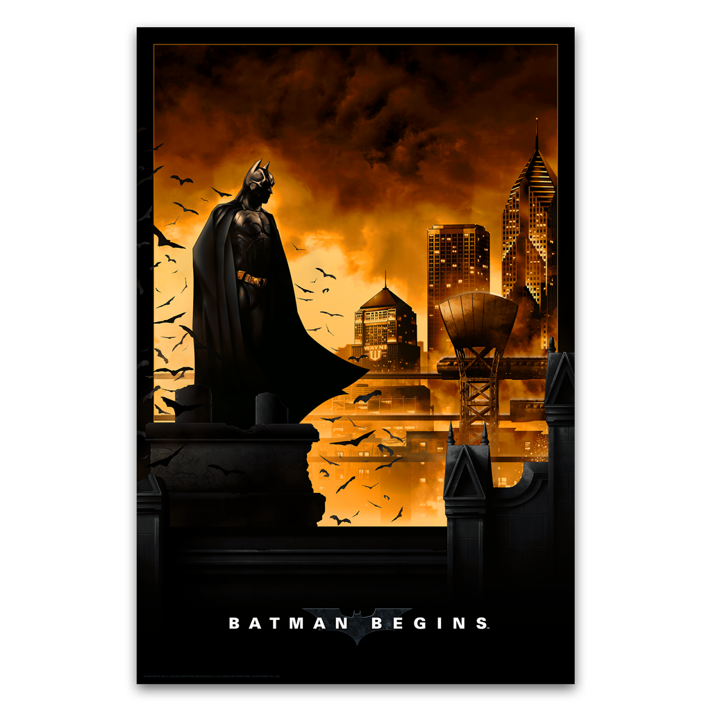 Batman Begins Poster by Ben Terdik