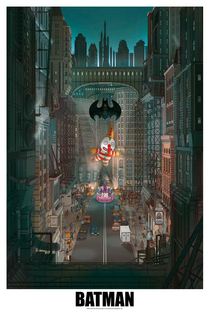 Batman (1989) - Movie Poster by Doug John Miller | Vice Press