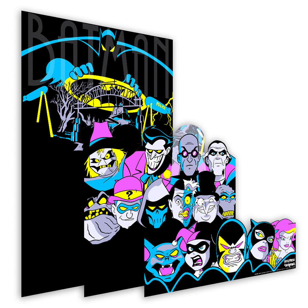 Batman: The Animated Series Multi-Layer Acrylic Panel