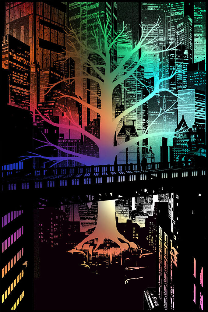 Blade Runner 2049 ultra variant foil poster by raid71
