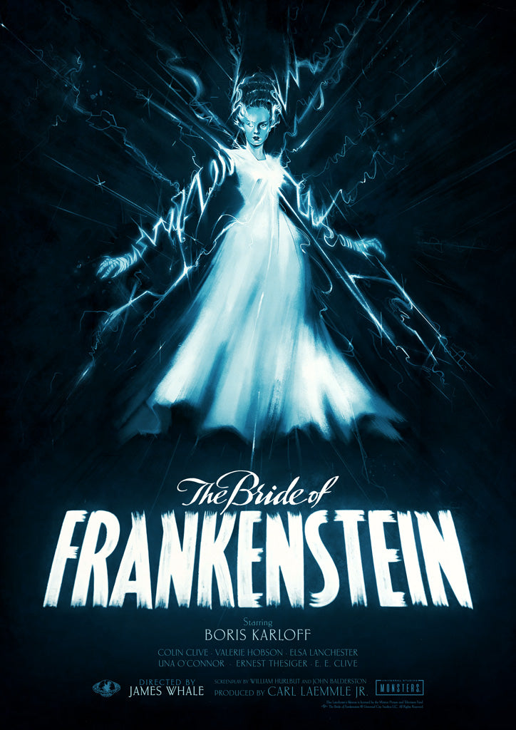 Bride Of Frankenstein Poster by Steph C