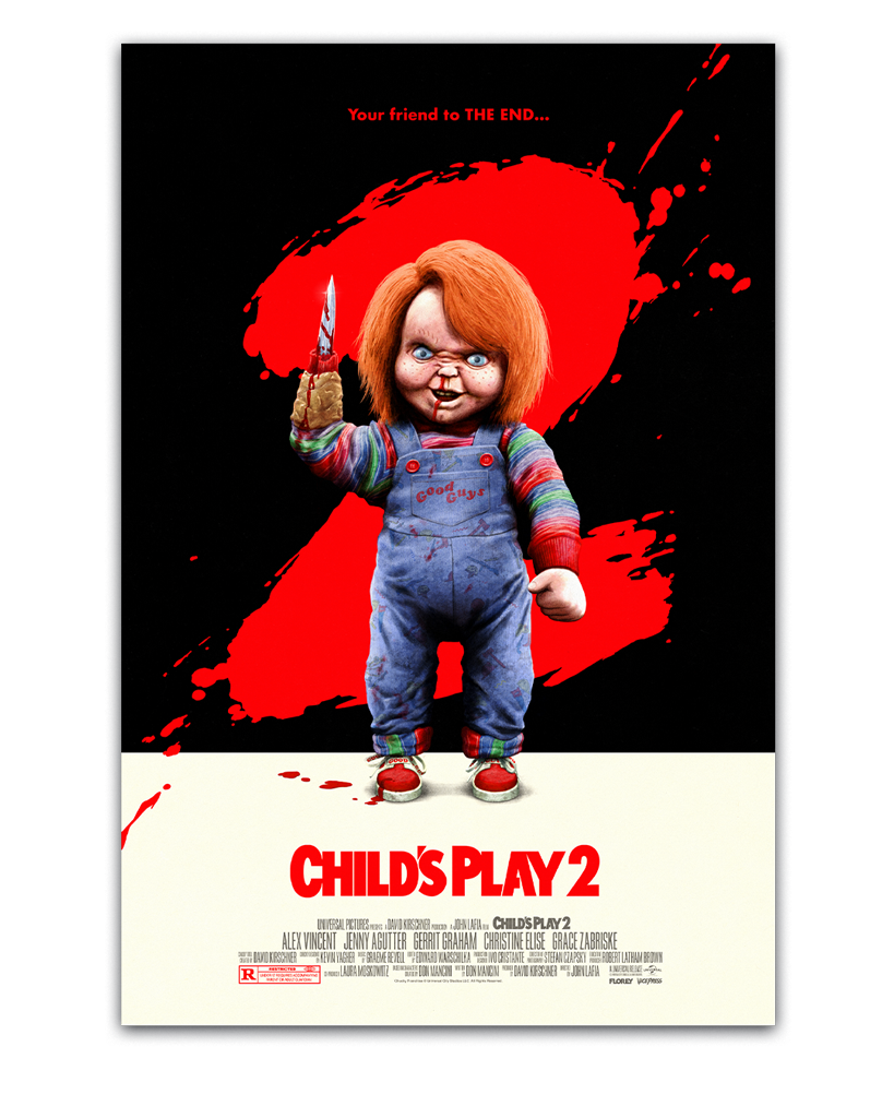 Child's Play 2 Movie Poster by Florey