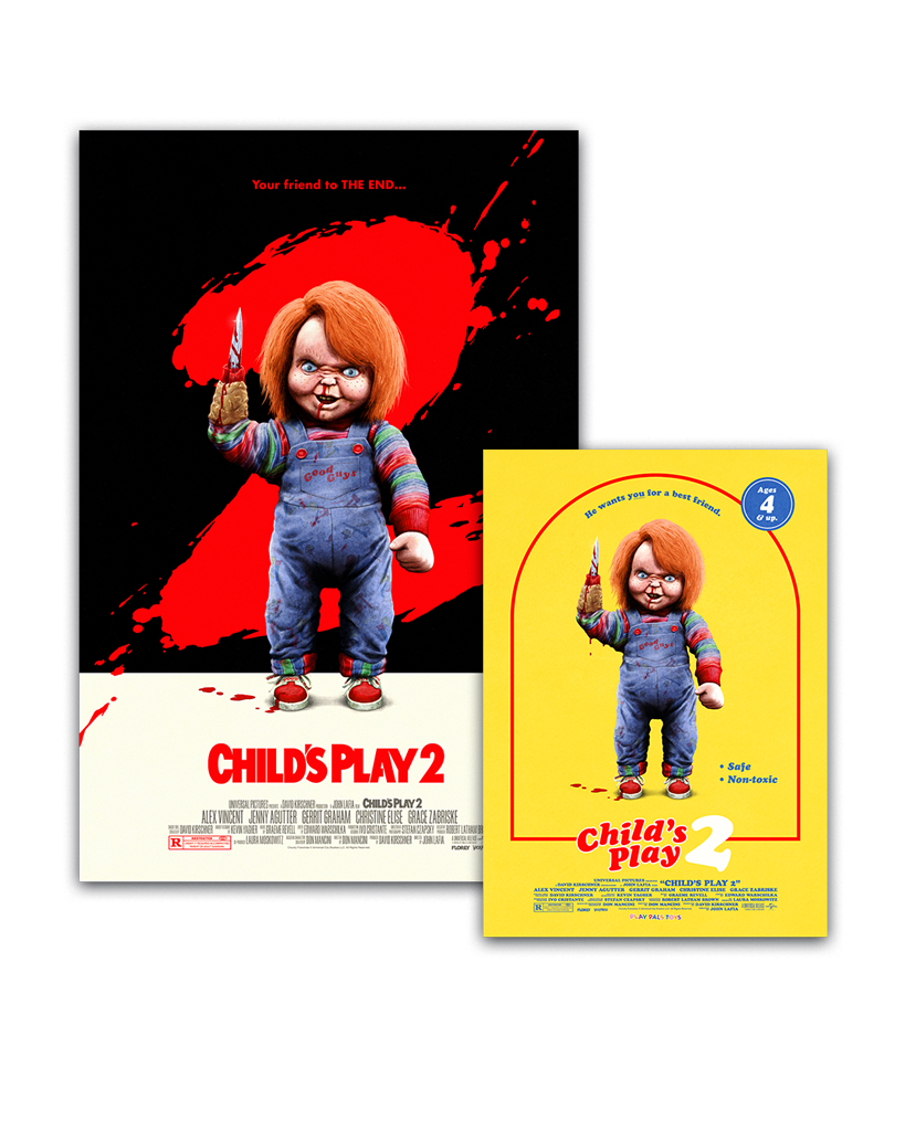 Child's Play 2 Movie Poster Set by Florey