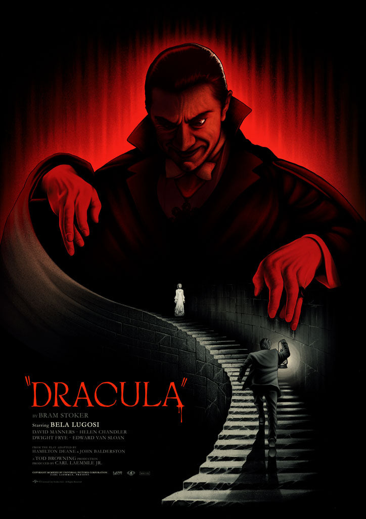 Dracula Poster by Benedict Woodhead