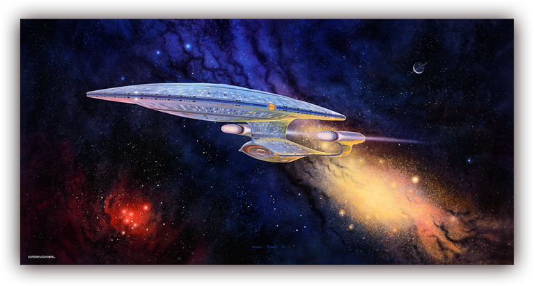 Enterprise D Ready Look Lenticular poster