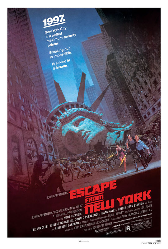 Escape From New York Theatrical Key-Art (One Sheet)