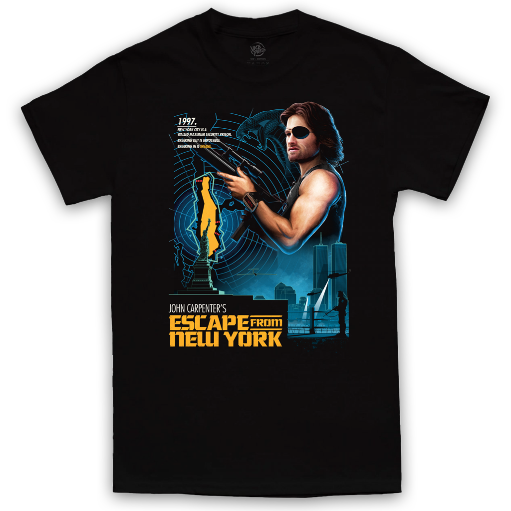 Escape From New York T-shirt by Matt Ferguson