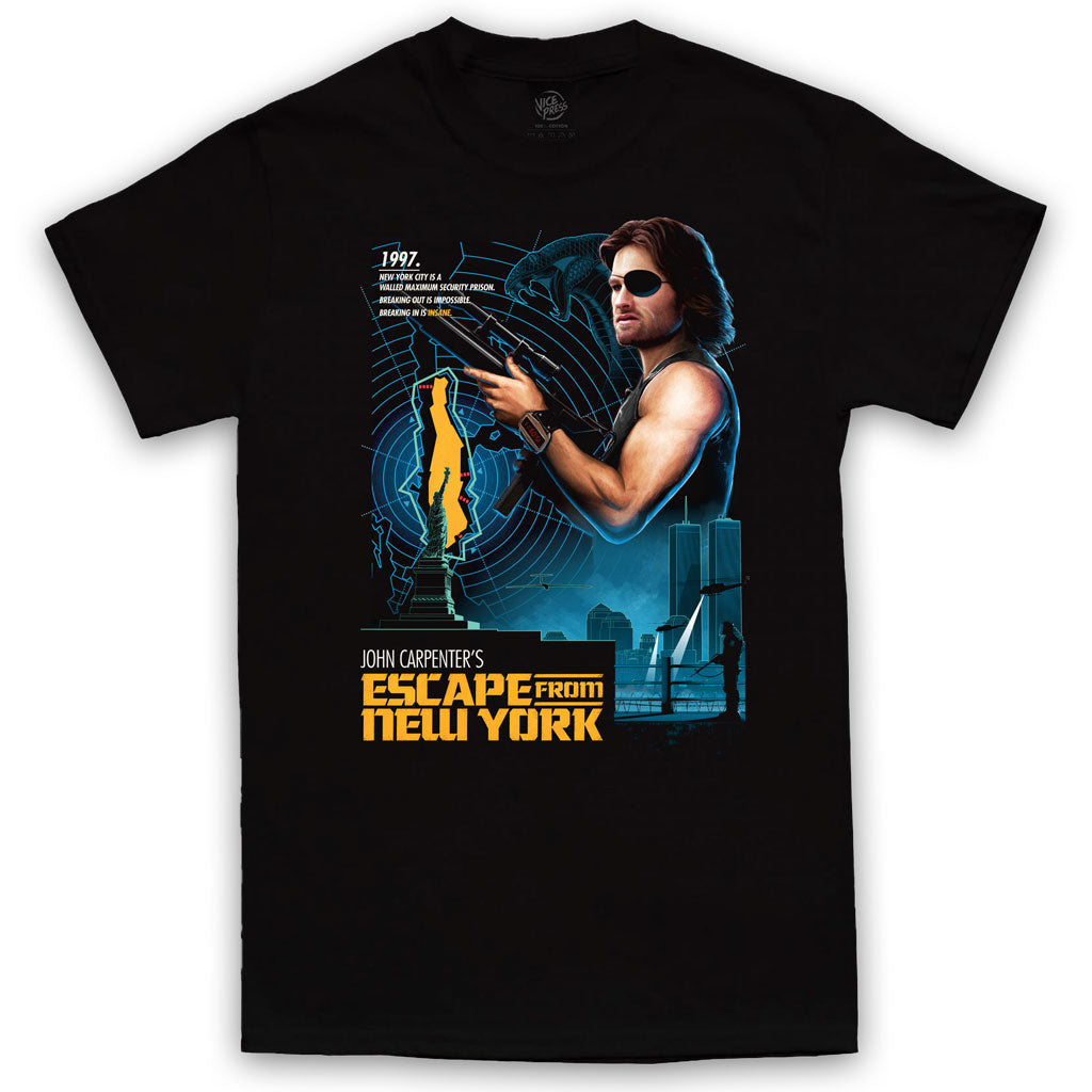 Escape From New York T-shirt by Matt Ferguson