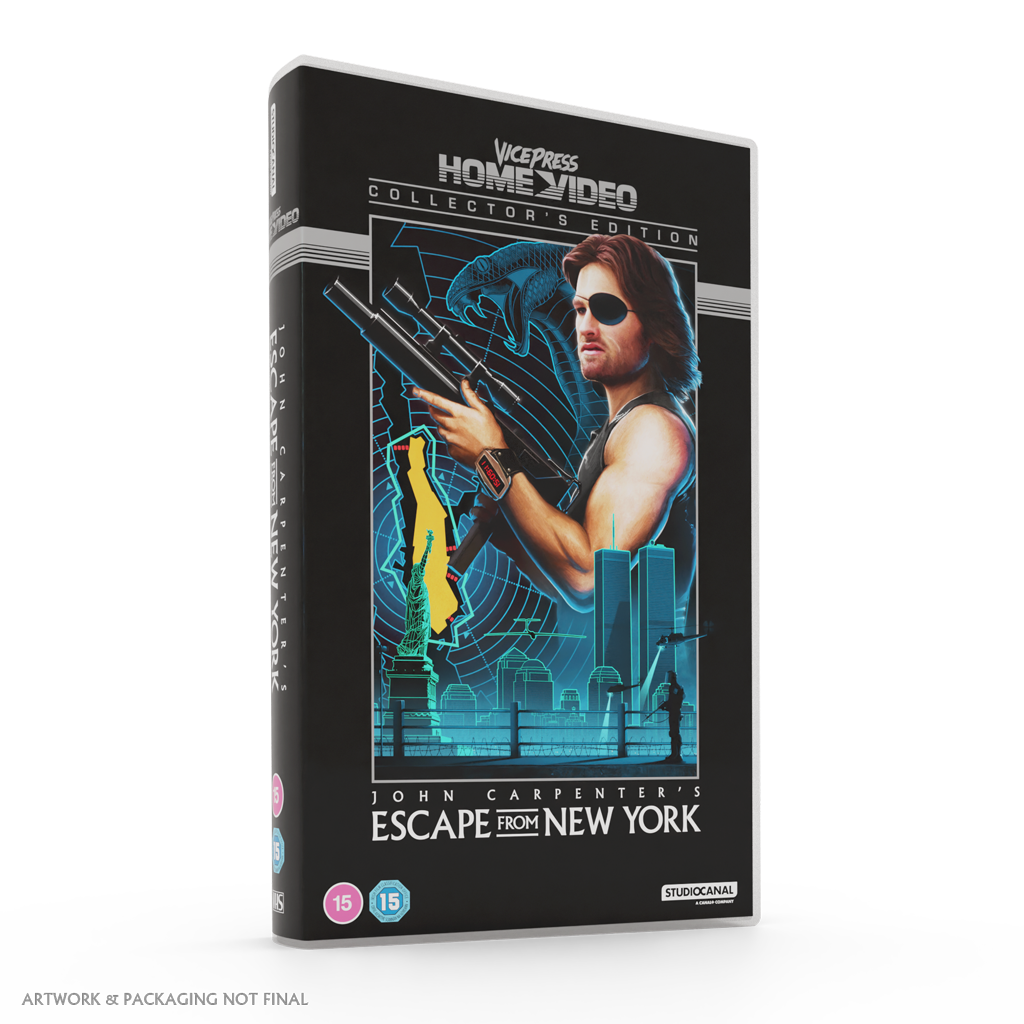 Vice Press Home Video John Carpenter's Escape From New York Collector's Edition Matt Ferguson VHS